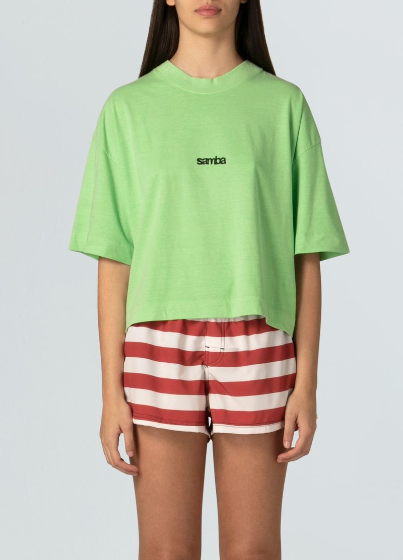 T SHIRT CROPPED SAMBA ECO