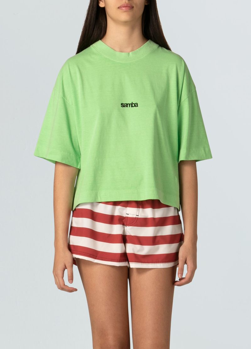 T SHIRT CROPPED SAMBA ECO