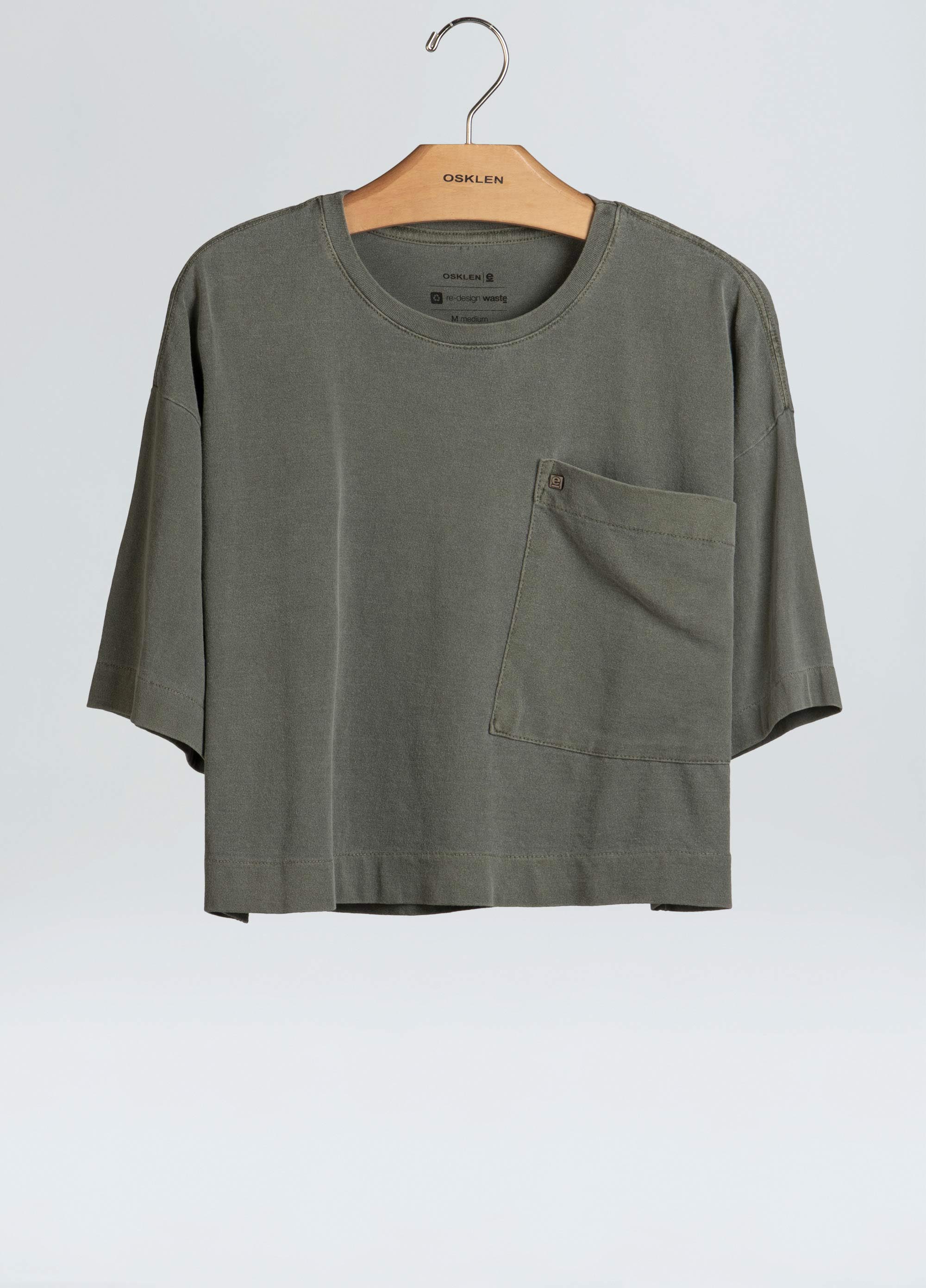 T-shirt  cropped green