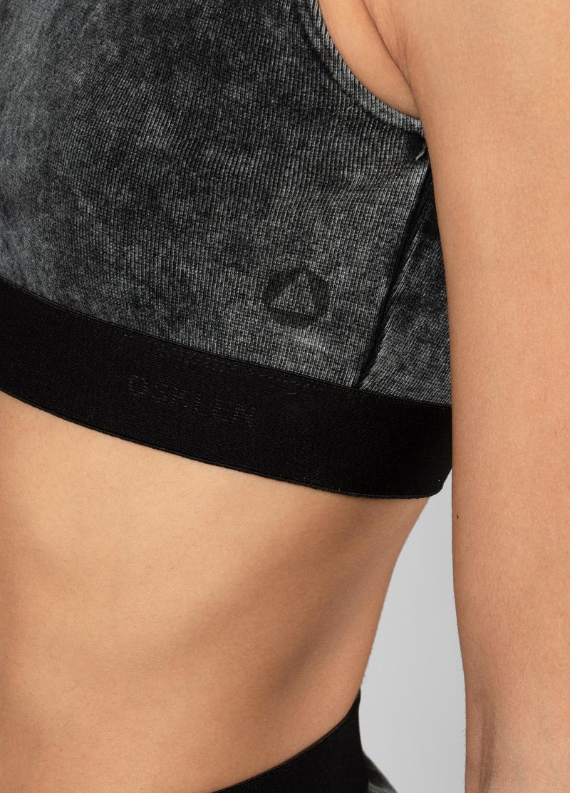 TOP CROPPED RIB MARBLE