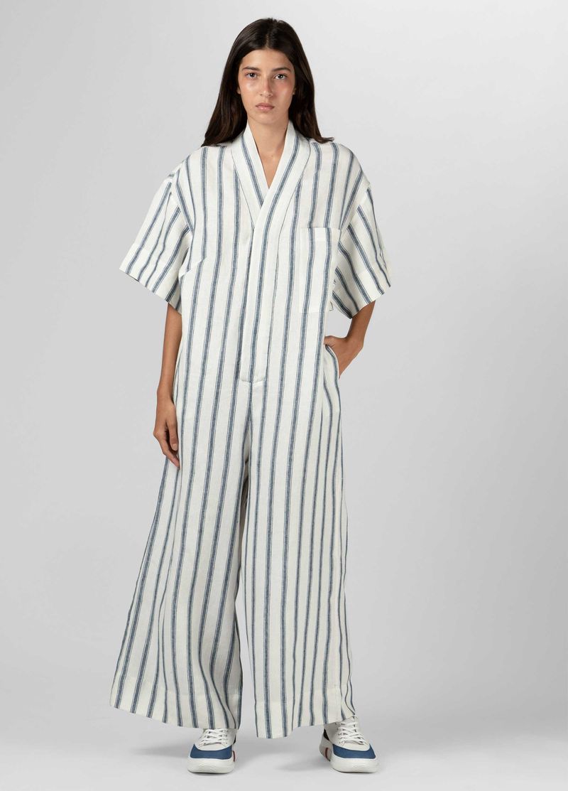 JUMPSUIT PIJAMA FIO TINTO INDIGO
