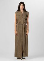 VESTIDO KIMONO PESPONTOS GREEN