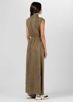 VESTIDO KIMONO PESPONTOS GREEN