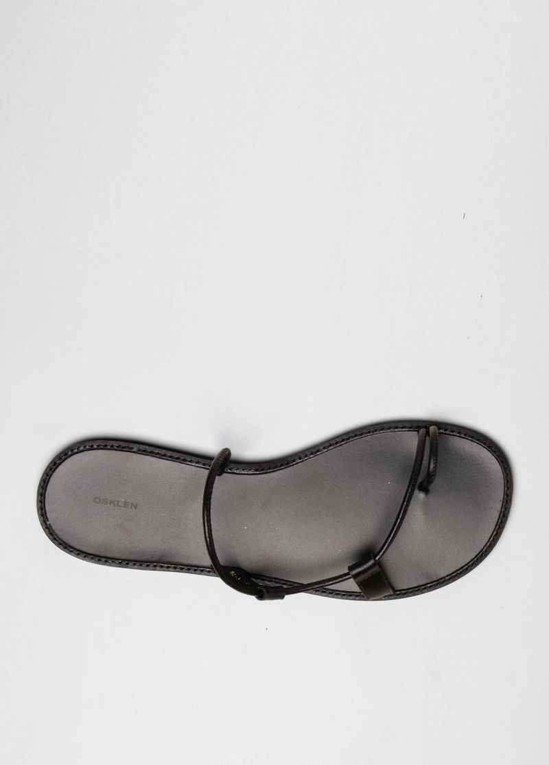 SANDALIA SLIDE COURO