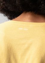 T SHIRT FEM CROPPED DAISY DAMASCO
