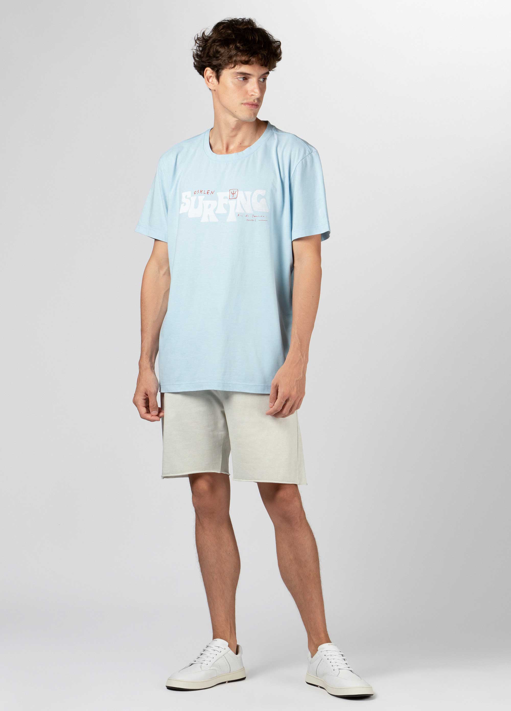 T-shirt over eco surfing fun