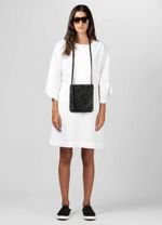 VESTIDO CURTO PESPONTO LINEN