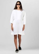 VESTIDO CURTO PESPONTO LINEN