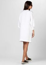 VESTIDO CURTO PESPONTO LINEN