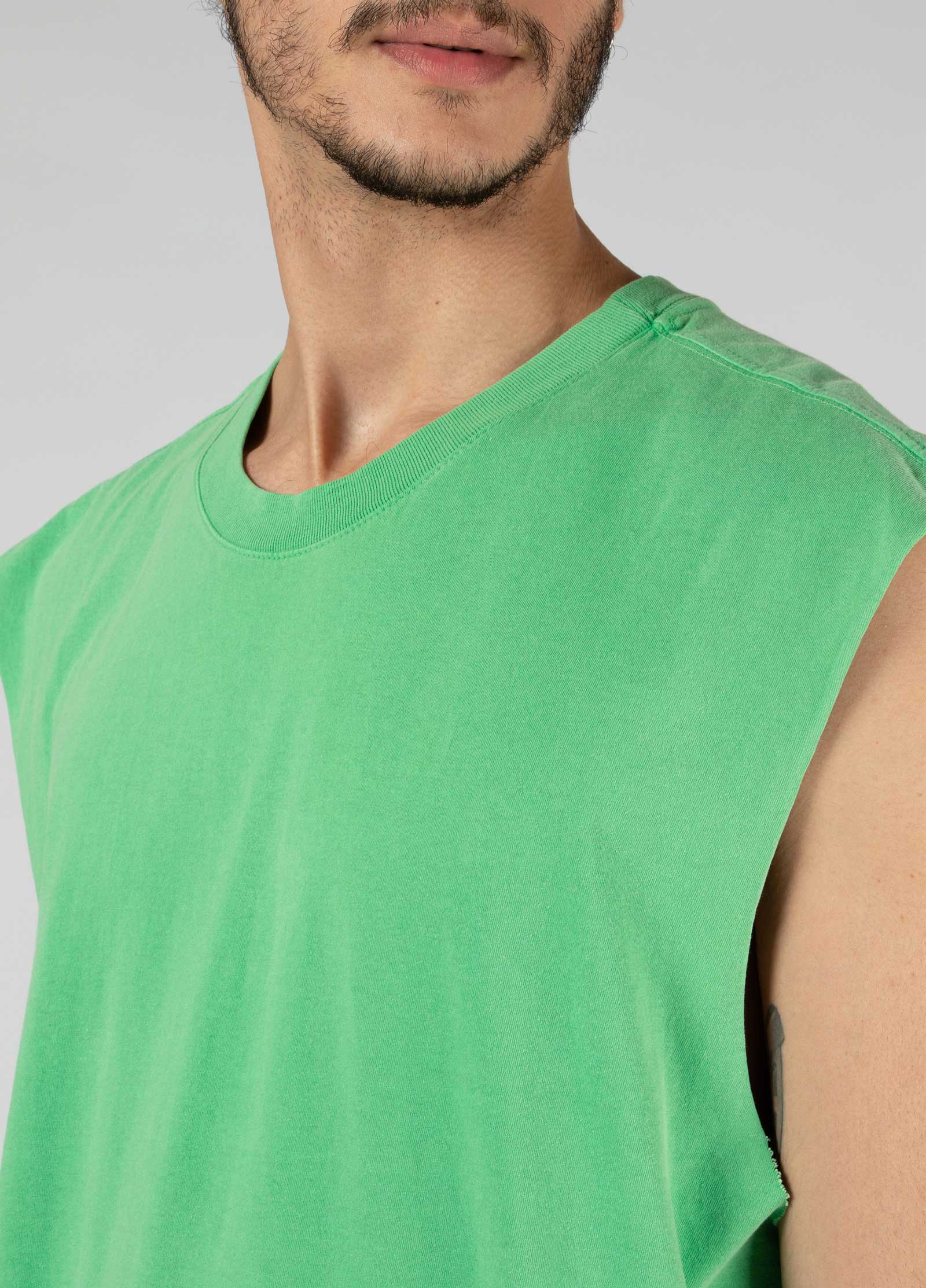 T-shirt sleeveless ecodye