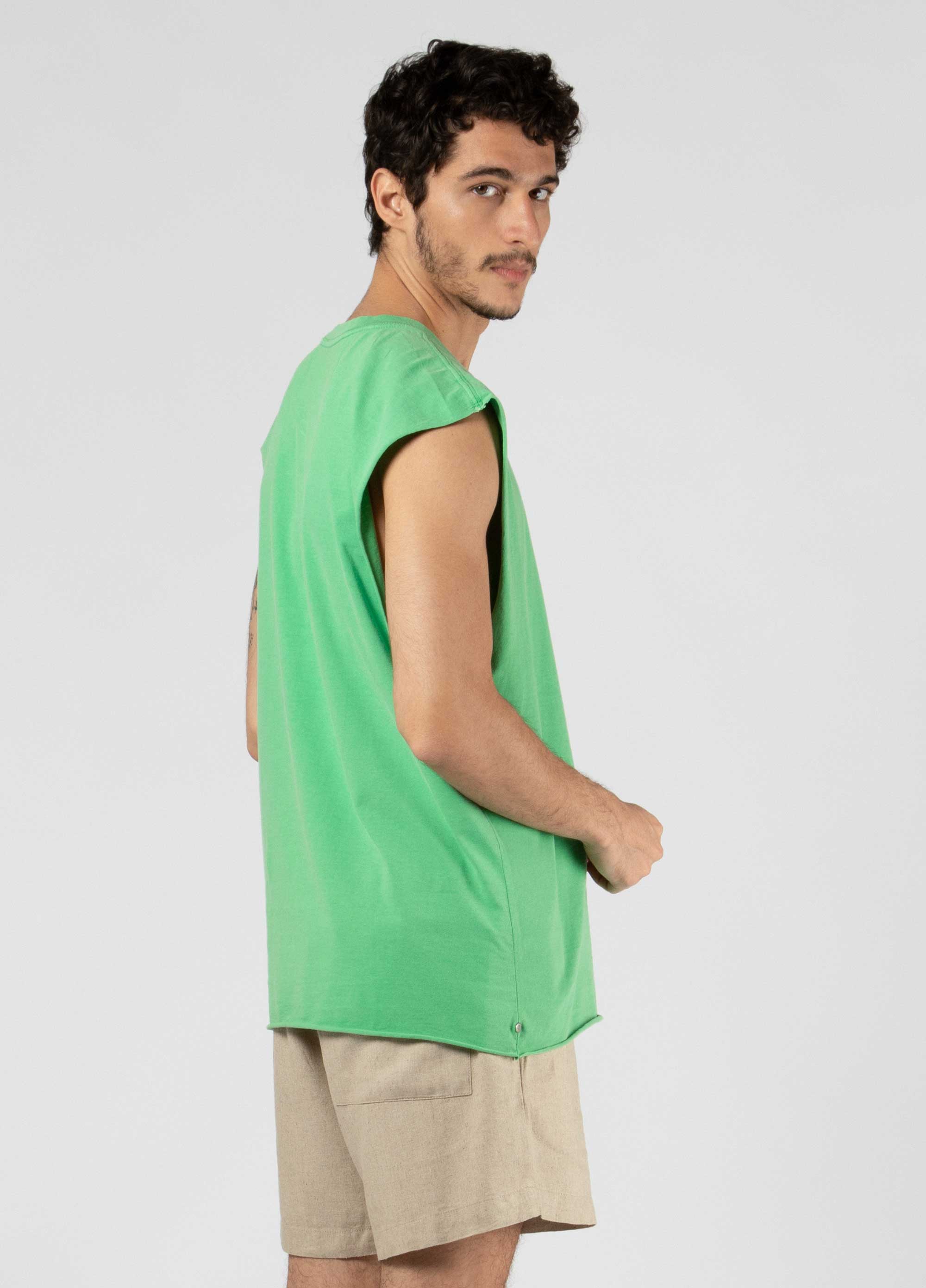 T-shirt sleeveless ecodye
