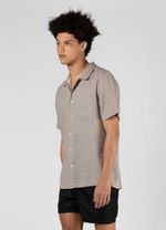CAMISA PJ LINEN MC NATURAL
