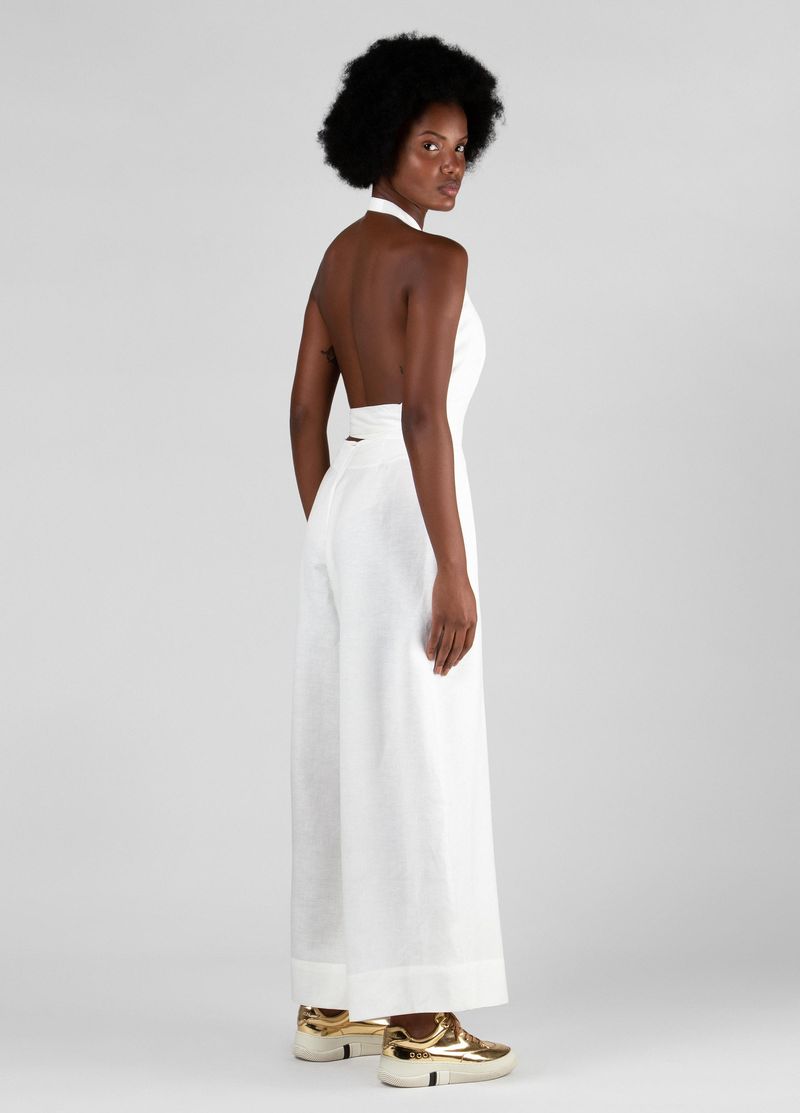 Macacao Regulagem Linen offwhite