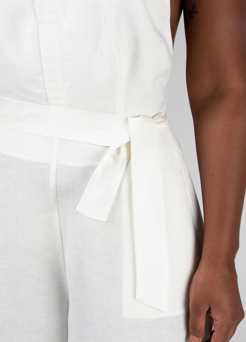 Macacao Regulagem Linen offwhite
