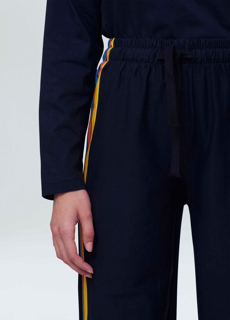 calca fem primary stripes