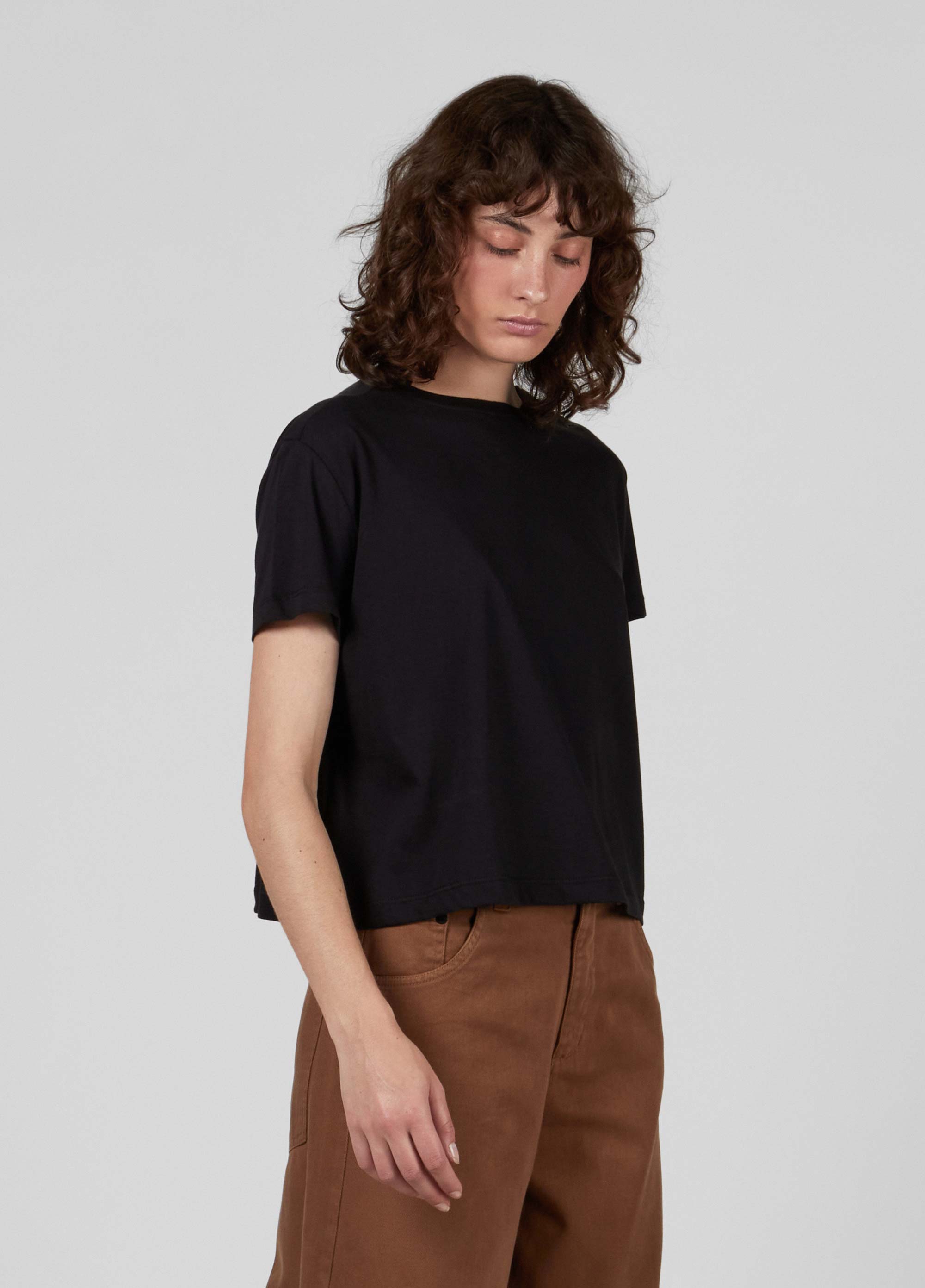 T-shirt  cropped e-basics