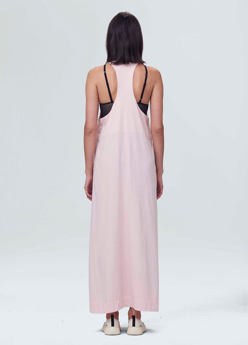 vestido long nadador pastel
