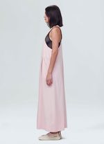 vestido long nadador pastel