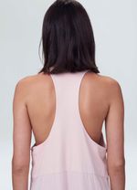 vestido long nadador pastel