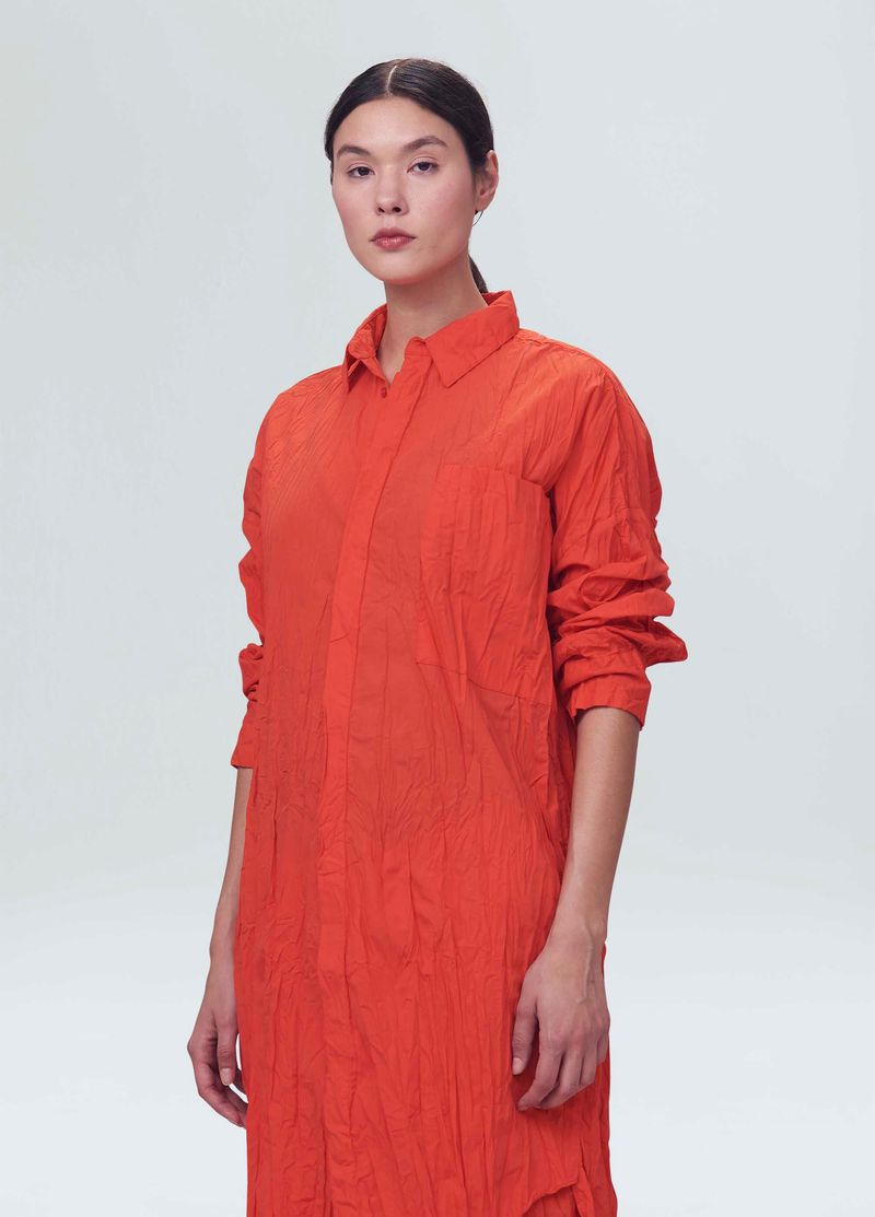 chemise tricoline pleat