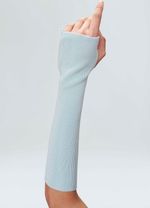 luvas tricot canelado rayon