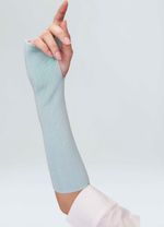 luvas tricot canelado rayon