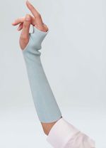 luvas tricot canelado rayon