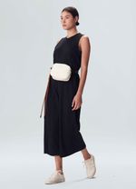 macacao sleeveless pregas preto