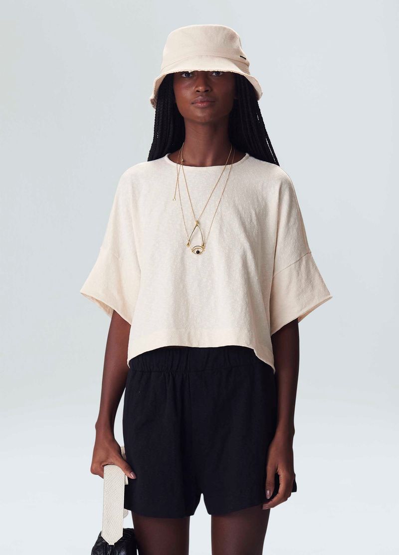 blusa mc over rusty