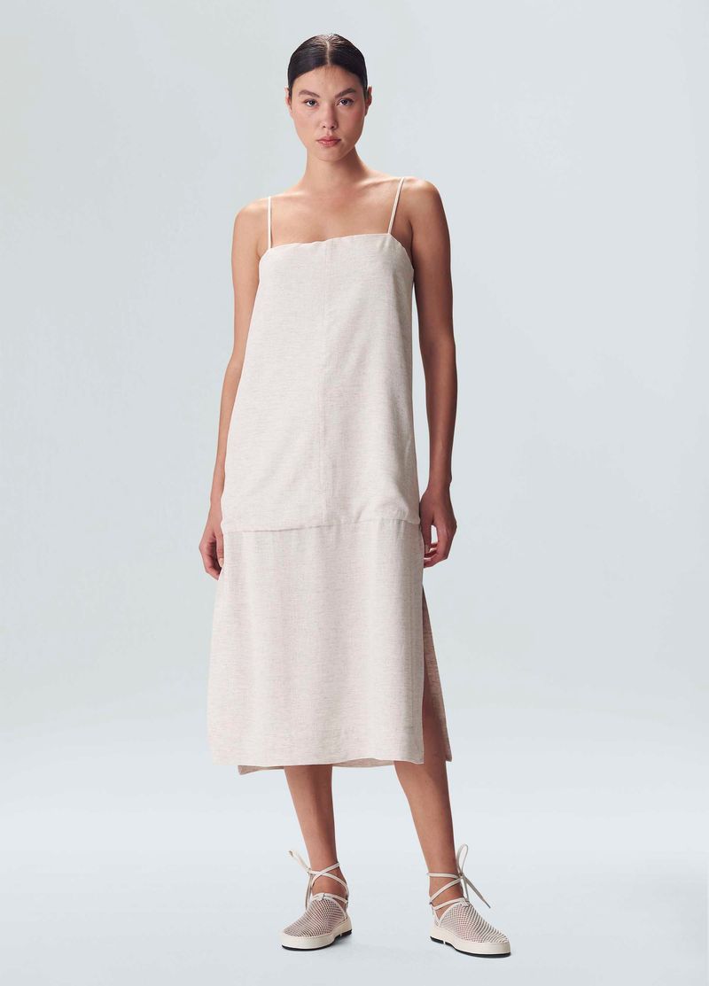 vestido linen