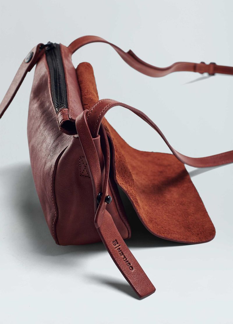MINI LEATHER CROSSBODY EBASICS