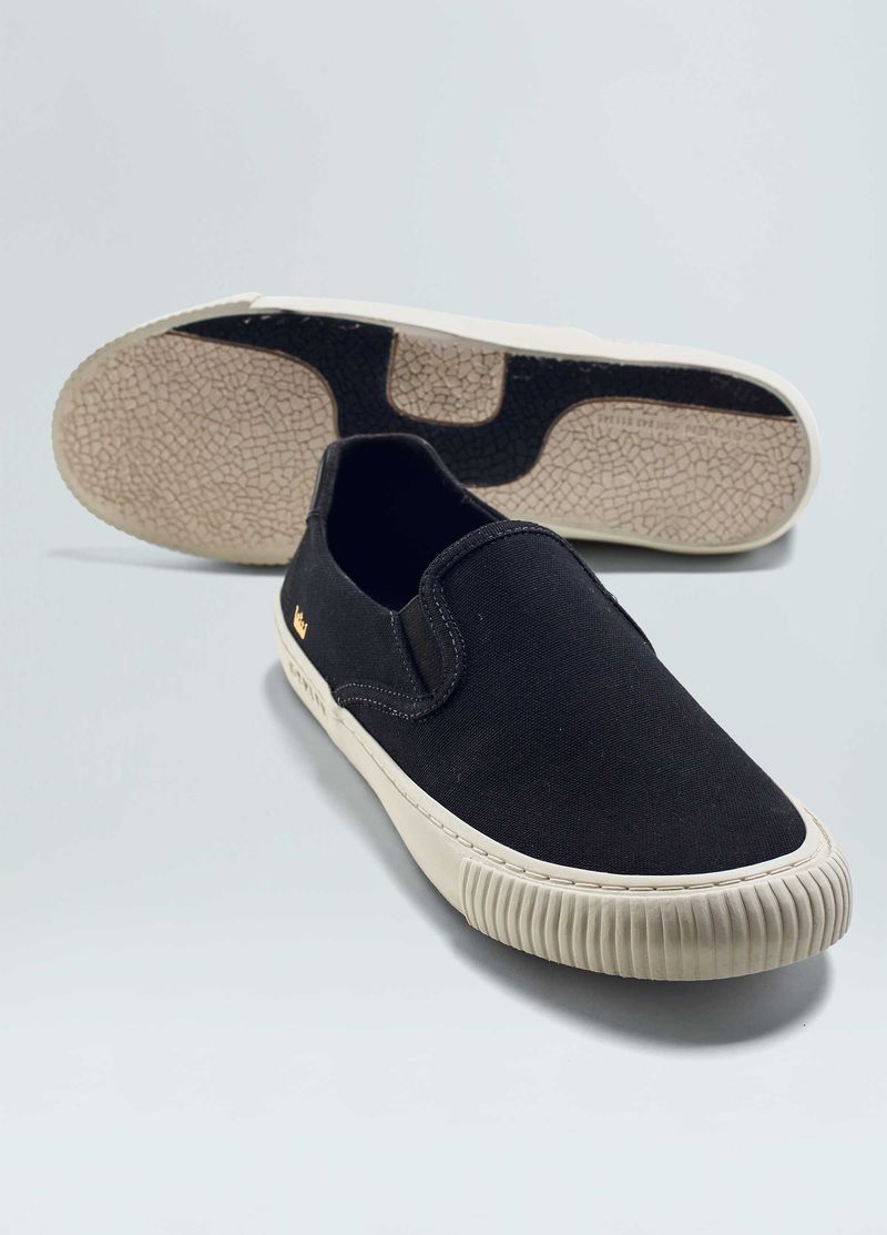 TENIS CANVAS SLIP ON MASC