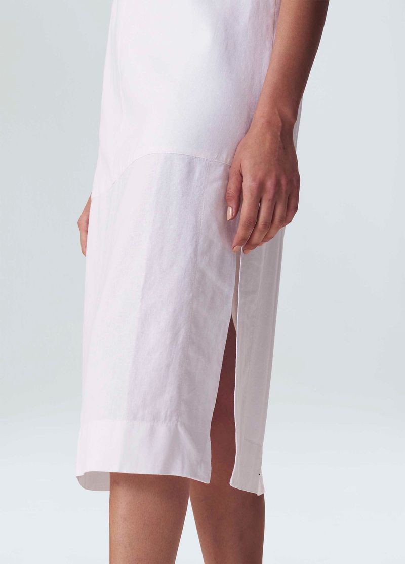 vestido alca midi linen