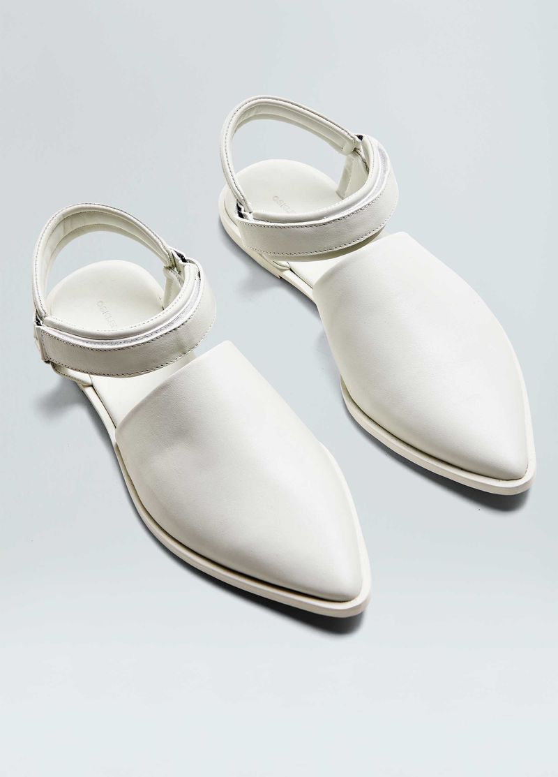SAPATO COURO VELCRO