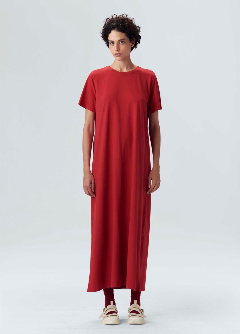 vestido long red edition