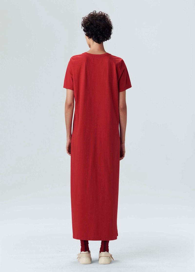 vestido long red edition