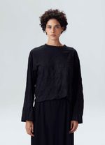 blusa ml fem amassada