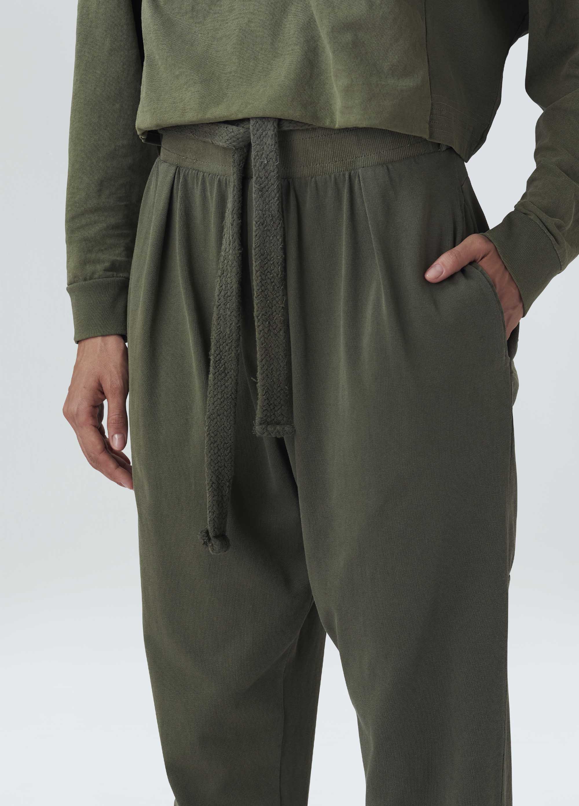 calca pockets forest eco dye