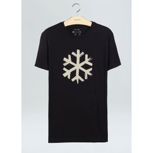 T-shirt vintage snow sketch 2