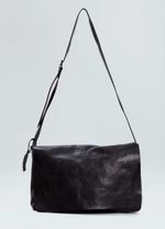 LEATHER CROSSBODY E BASIC BAG LARGE