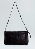 LEATHER CROSSBODY E BASIC BAG LARGE