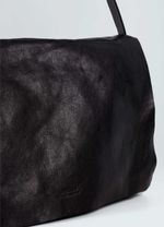 LEATHER CROSSBODY E BASIC BAG LARGE