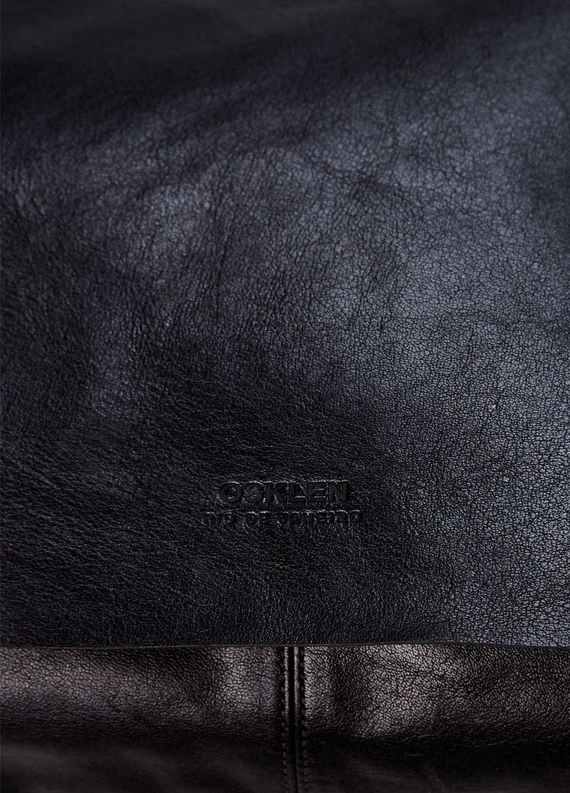 LEATHER CROSSBODY E BASIC BAG LARGE