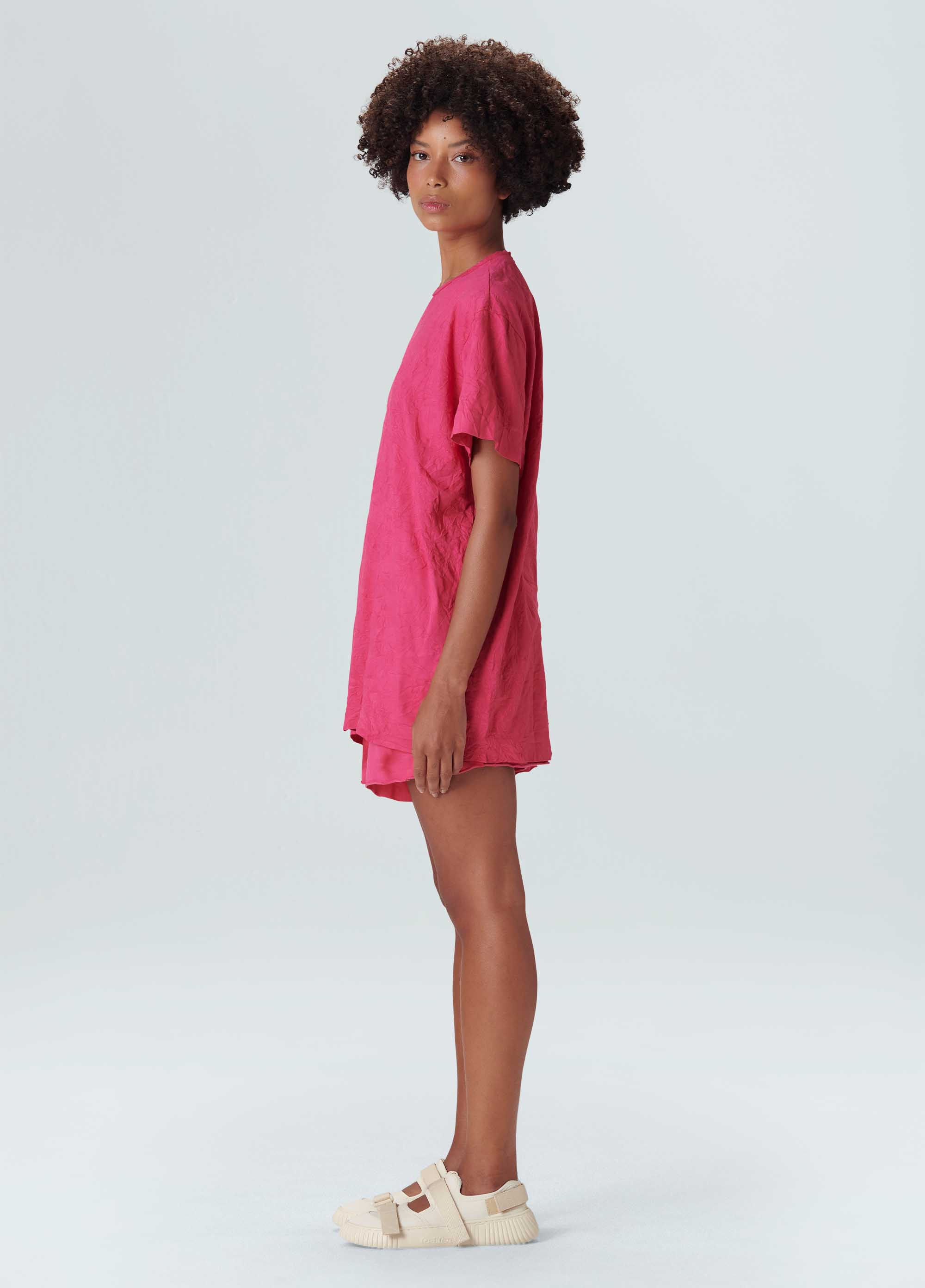 Short  tie dye pink