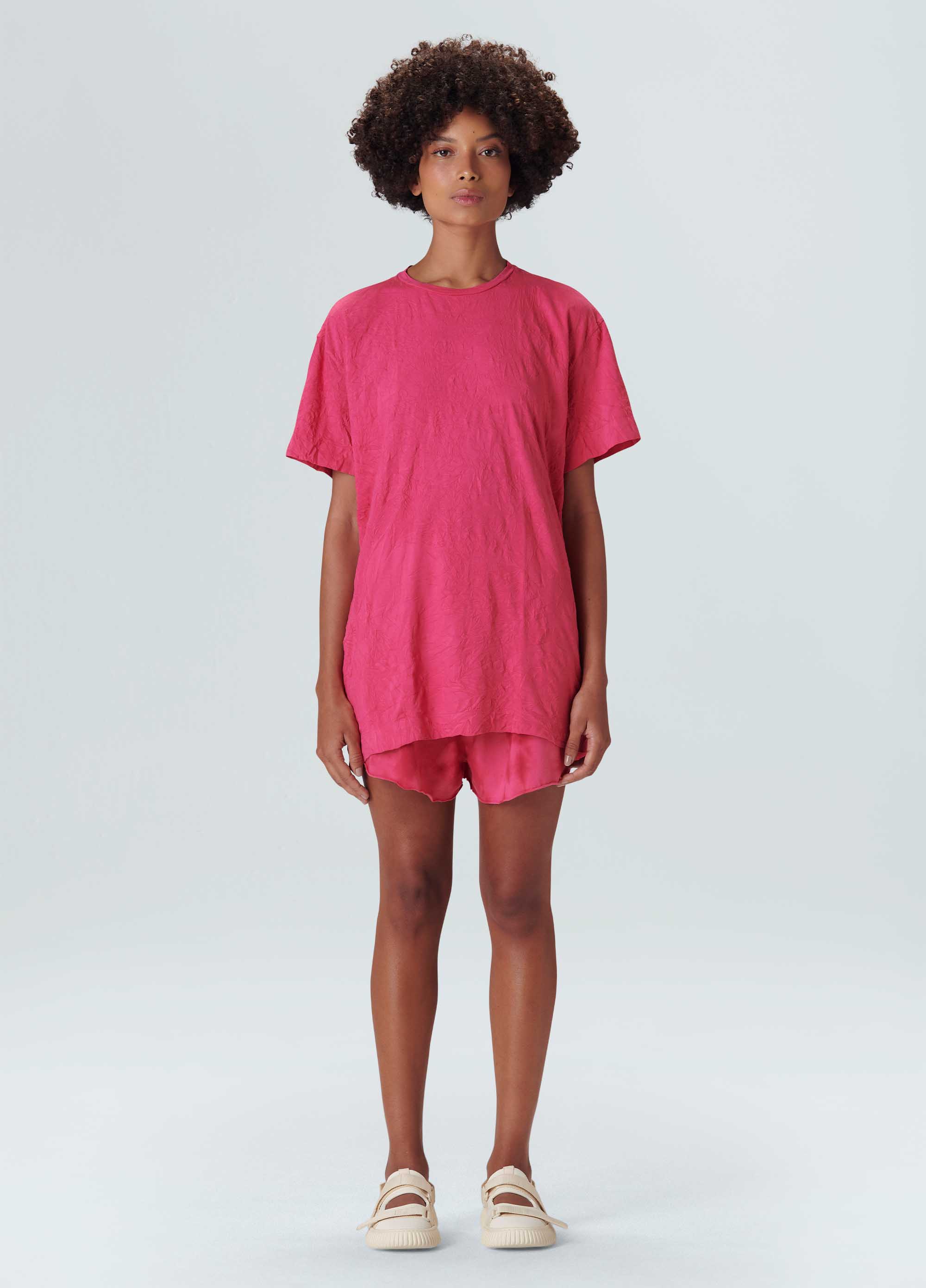 Short  tie dye pink