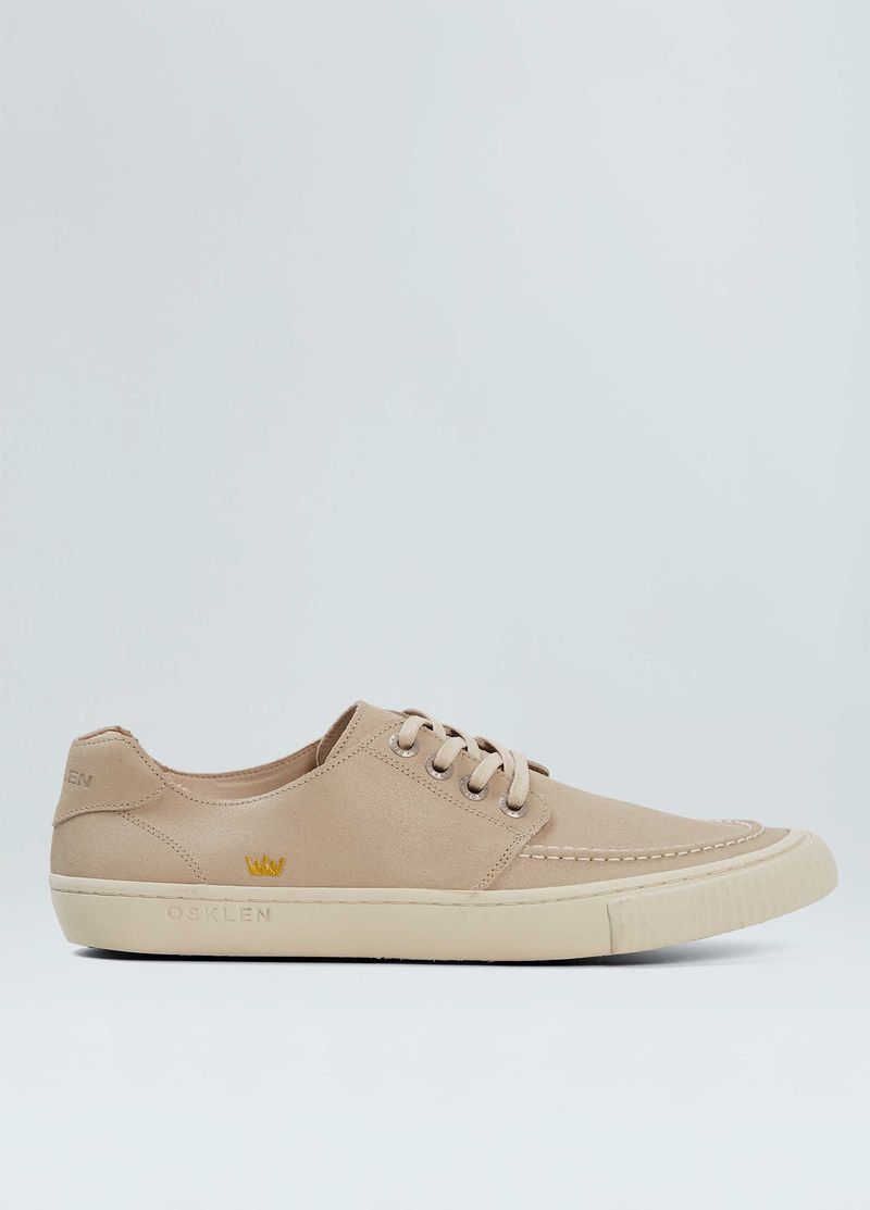 TENIS DECK CANVAS COURO GASTO MASC
