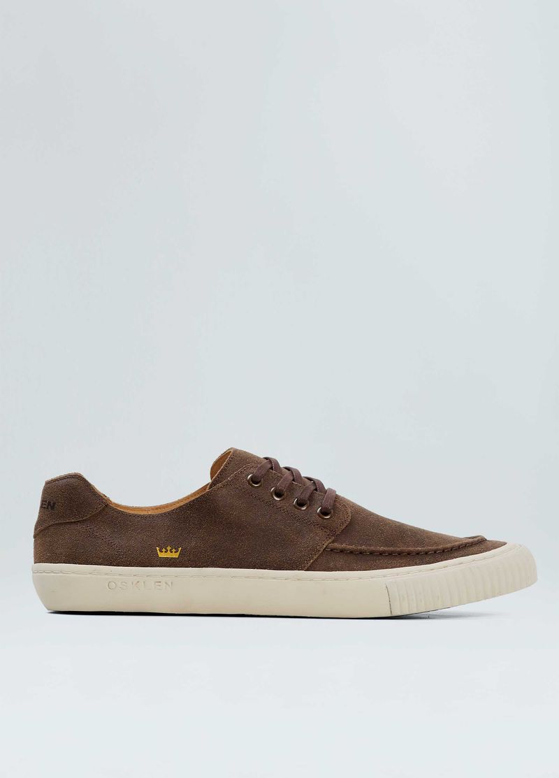 TENIS DECK CANVAS COURO GASTO MASC