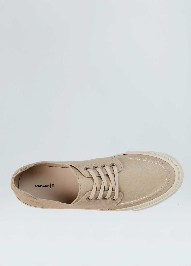 TENIS DECK CANVAS COURO GASTO MASC