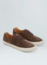 TENIS DECK CANVAS COURO GASTO MASC