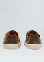 TENIS DECK CANVAS COURO GASTO MASC